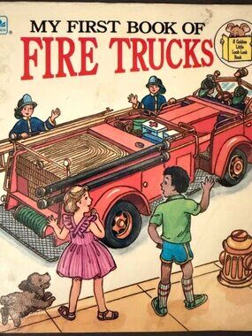 VTG - My First Book of Fire Trucks (Golden Little Look-Look Books) - Paperback